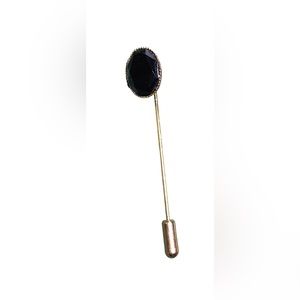 3/$15 Handmade Vintage Jewelry Black Pin Brooch Never Worn